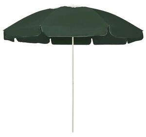 Maison Exclusive – Plážový slnečník, zelený, 240 cm