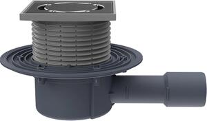 Hutterer & Lechner HL510N Podlahový odtok. DN40/50 horizontálny 123x123mm /115x115mm, 1 ks