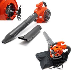 Wiltec 3v1 fukár na lístie, vysávač na lístie a drvič lístia, fukár na lístie 1 HP s 26 cm3, benzínový vysávač na lístie, záhradný drvič s 50 l zberným vakom