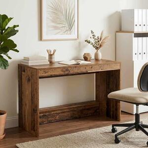 Maison Exclusive – posteľ s písacím stolom z recyklovaného dreva a drevotriesky, 100 x 45 x 75 cm