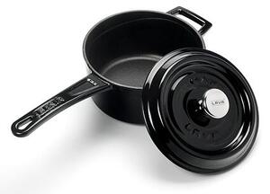 Rendlík Ø 16 cm, 1,35 l, liatinový, čierny LAVA METAL LVYSOS16K2B