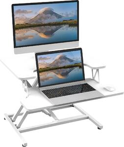 Livista Stôl na sedenie s plynovým zdvihákom - Stôl na notebook - Stôl na sedenie - Počítačový stôl -