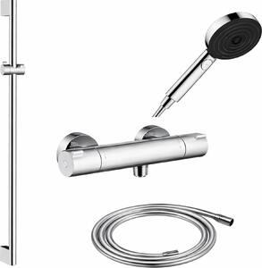 Sprchová súprava hansgrohe (sprchová hlavica, hadica, termostat, tyč) Pulsify Select, 1 ks