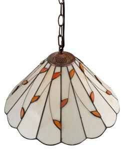 Brilagi - Tiffany vitrážový luster na reťazi FOLIA 1xE27/60W/230V pr. 40 cm
