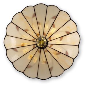 Brilagi - Tiffany vitrážový luster na reťazi FOLIA 1xE27/60W/230V pr. 40 cm