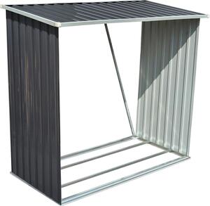 Nabbi Prístrešok na drevo Woodstore 83x163x154 cm - sivá