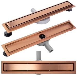 Rea Neo Pro, odtokový sprchový žľab 80 cm, medená matná, REA-G8022