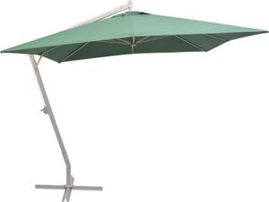 Maison Exclusive - Zelený slnečník 300x300 cm s hliníkovým stožiarom