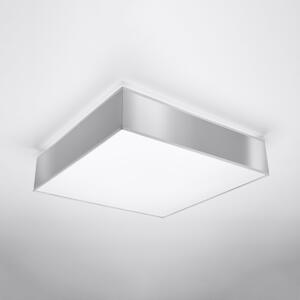 Stropné svietidlo Horus, 1x sivé plastové tienidlo, (biely plast), (45 cm)