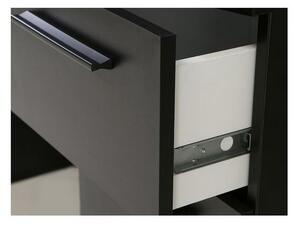 Stôl na PC s LED osvetlením FIEL - čierny