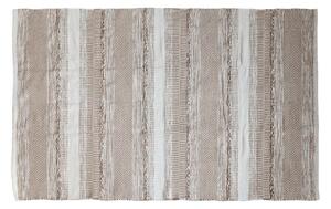 Bavlnený koberec s hnedo-béžovým vzorom – 180*120 cm - Chic Antique