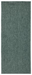 NORTHRUGS - Hanse Home koberce Behúň Twin-Wendeteppiche 103095 green cream – na von aj na doma - 80x350 cm