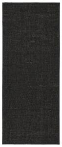 NORTHRUGS - Hanse Home koberce Behúň Twin-Wendeteppiche 103096 black cream – na von aj na doma - 80x250 cm
