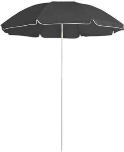 Maison Exclusive – slnečník s oceľovou tyčou, antracitová farba, 180 cm