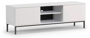 Dvojdvierkový TV stolík NIXI - biely
