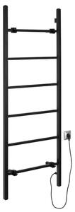 SAPHO - BARBO elektrický sušiak uterákov, hranatý, 600x1600, 160 W, čierna mat BB906