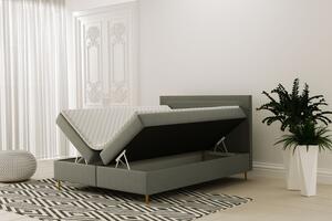 Pohodlná boxspringová posteľ JANINA - 200x200, béžová