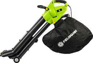FIELDMANN FZF 4050-E Elektrický záhradný vysávač, 3 funkcie: fúkanie, drvenie, vysávanie, príkon: 3 000 W, Soft Start