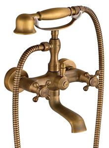 Vaňová batéria circe old gold brushed brass RETRO Lauferi