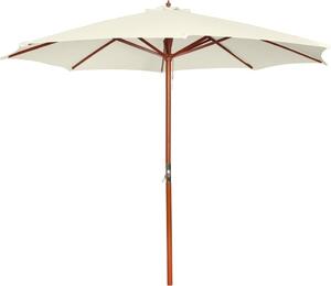 Maison Exclusive - Slnečník 300x258 cm pieskovobiely