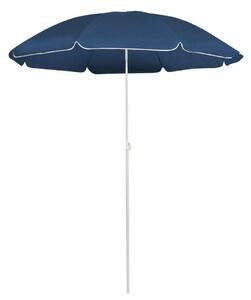 Maison Exclusive – slnečník s oceľovou tyčou, modrý, 180 cm