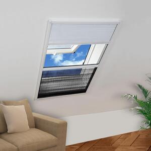 Maison Exclusive – Plisovaná sieť proti hmyzu s hliníkovou roletou 160 × 80 cm