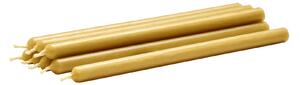 Vysoká sviečka STOFF Nagel Golden Honey – set 8 ks
