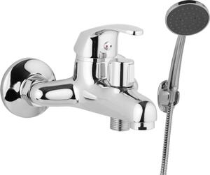 JB Sanitary Vaňová nástenná batéria SLIM 100 mm, s otočným prepínačom s príslušenstvom A10 46 01