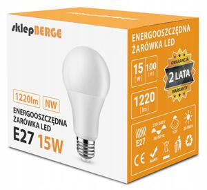 BERGE LED žiarovka - E27 - 15W - 1500Lm - neutrálna biela