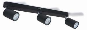 BERGE Svietidlo Kinkiet Viki 3xGU10 - 230V - 10W / 50W - čierna