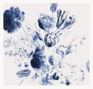 Netkaná tapeta Royal Blue Flowers II