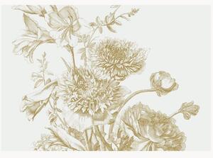 Netkaná tapeta Engraved Flowers