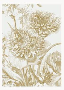 Netkaná tapeta Engraved Flowers