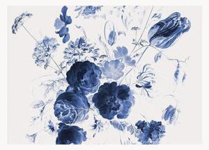 Netkaná tapeta Royal Blue Flowers I