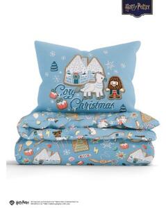 Bavlnené obliečky Renforcé - Cozy Christmas modré