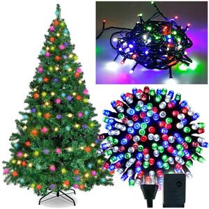BERGE LED vianočné osvetlenie reťaz 300 LED - 22m - viac farieb
