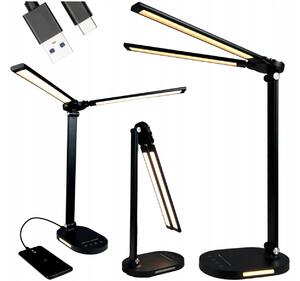 BERGE LED dvojitá stolná lampa 8W - BRUSEL