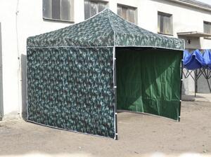 JAKS Nožnicový stan PREMIUM QUALITY army 3 m x 3 m