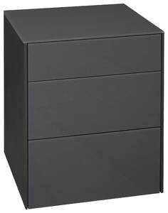 NOČNÝ STOLÍK, antracitová, 52/63/42 cm Novel - Online Only spálne, Online Only