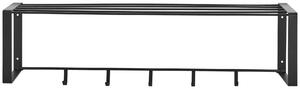 VEŠIAKOVÝ PANEL, čierna, 80/23/25 cm Carryhome - Vešiakové steny, Online Only