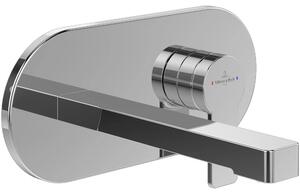 Villeroy & Boch Umyvadlová batéria Architectura 260 x 115 x 227 mm s odtokom s tlačidlovým ovládaním. Chróm, 1 ks