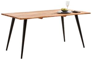 JEDÁLENSKÝ STÔL, akácia, čierna, farba akácie, 160/90/76 cm Carryhome - Stoly