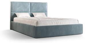 Dizajnová posteľ MARIJA - 90x200, svetlo modrá