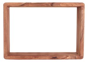 Závesná polica do kúpeľne 50x35x22 z dreva palisander