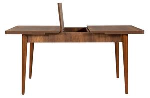 Rozkladací jedálenský stôl s 2 stoličkami a 2 lavicami Vlasta (orech + sivá). Vlastná spoľahlivá doprava až k Vám domov. 1073082