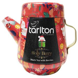 TARLTON TEA POT HOLLY BERRY BLACK TEA PLECH 100G