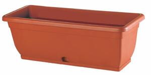 Plastový kvetináč s podmiskou HEIDRUN 10x40x36cm