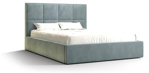 Štýlová jednolôžková posteľ IMRA - 90x200, svetlo modrá