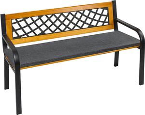 Hladký vankúš na lavicu – 40 x 140 cm – grafitový