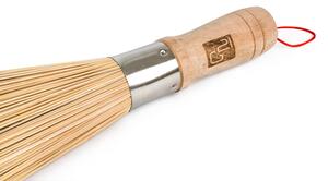 Grilovacie náradie G21 bambusová kefa na čistenie panvíc